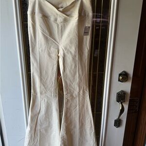 WE THE FREE Ivory Flared Pants SIZE 26! NWT LONG
